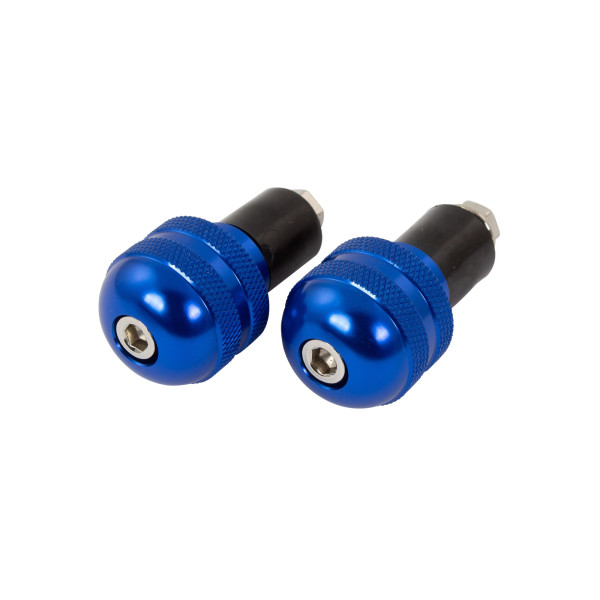 bike it Bike it blue 13mm round bar end weights
